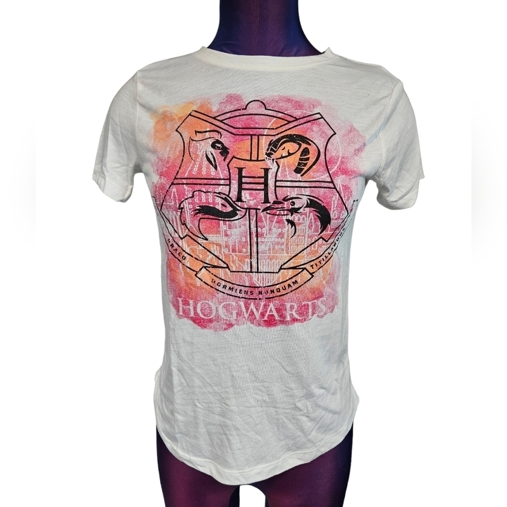 Harry Potter Hogwarts Baby Tee Shirt Graphic Tee Size XS Women's I9‎ - Picture 6 of 6